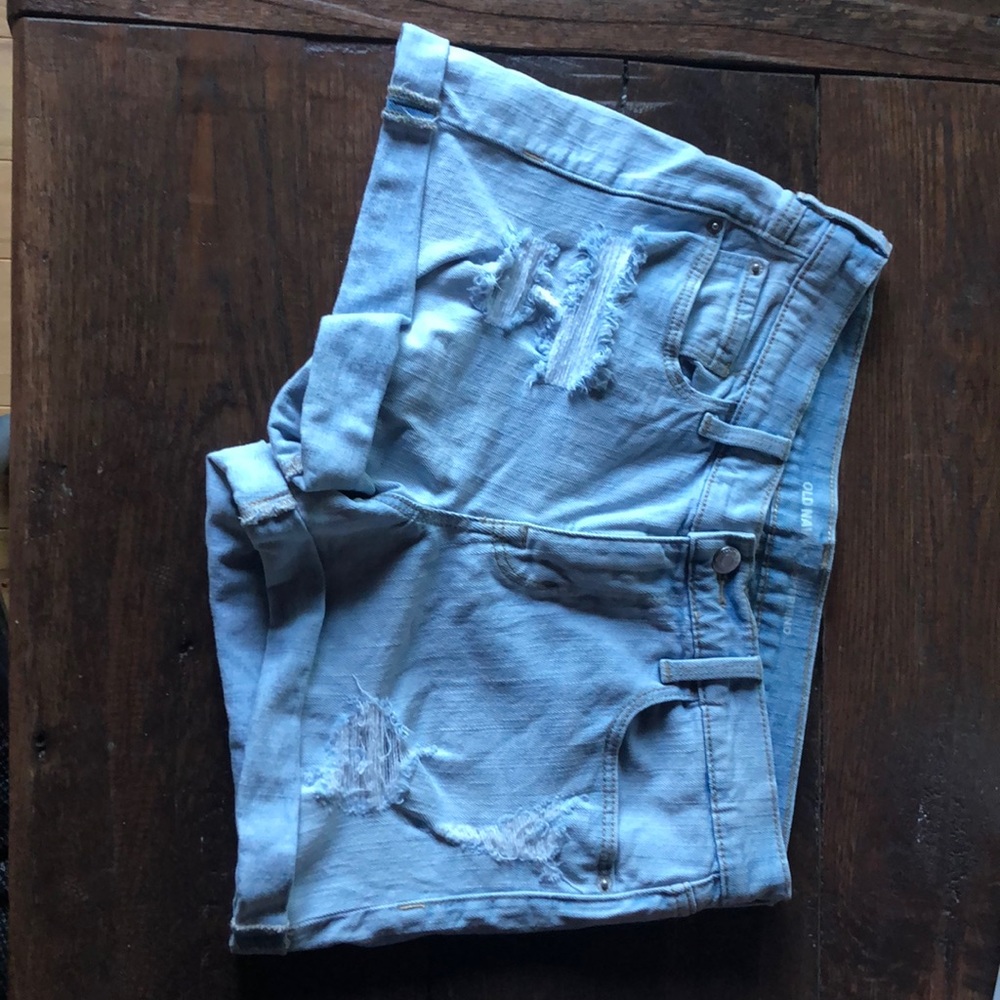 Old Navy Boyfriend Shorts light wash